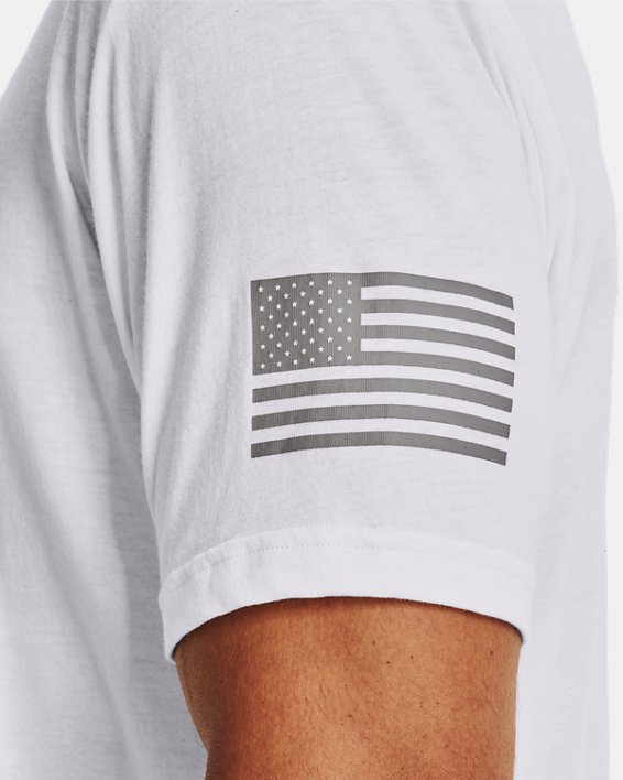 Men's UA Freedom Logo T-Shirt, White, pdpMainDesktop image number 3